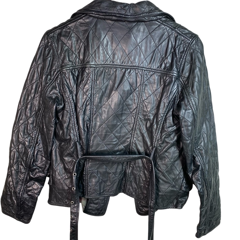 Vintage Burberry Leather Jacket - Picture 4 of 10